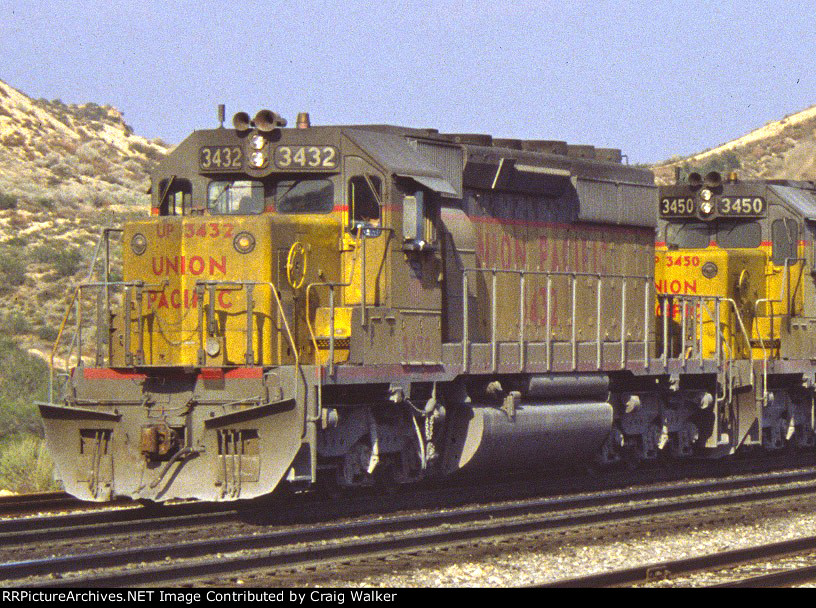 UP 3432 - Cajon Pass, CA - 3/22/81
